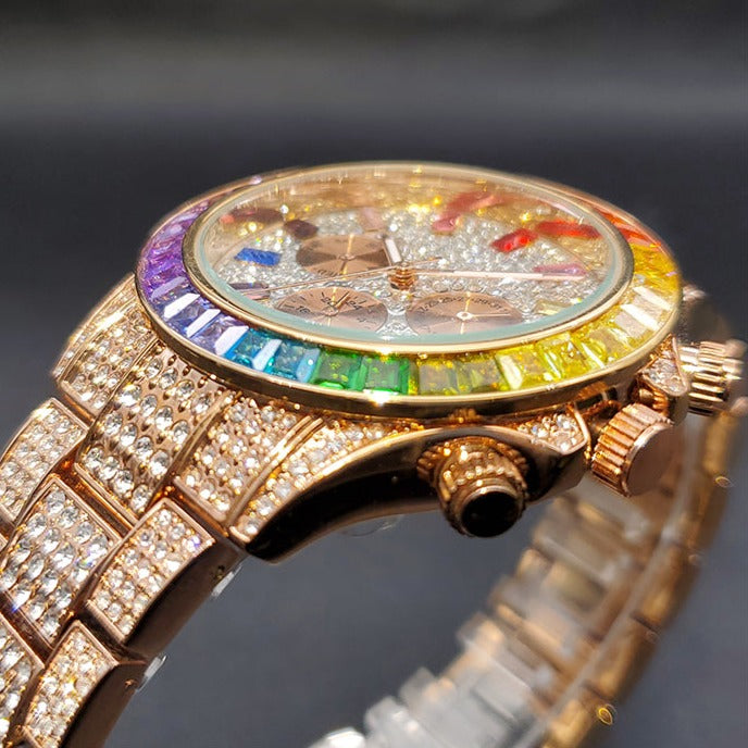 ICED OUT "SOLLINI" UHR - ICERAIN JEWELRY