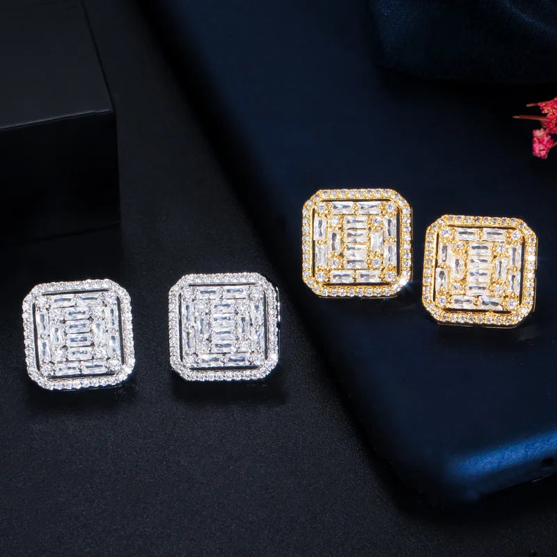 ICED OUT "SILVER PHANTASTICO" OHRRINGE - ICERAIN JEWELRY