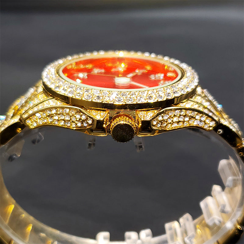 ICED OUT "ARABIC" UHR - ICERAIN JEWELRY