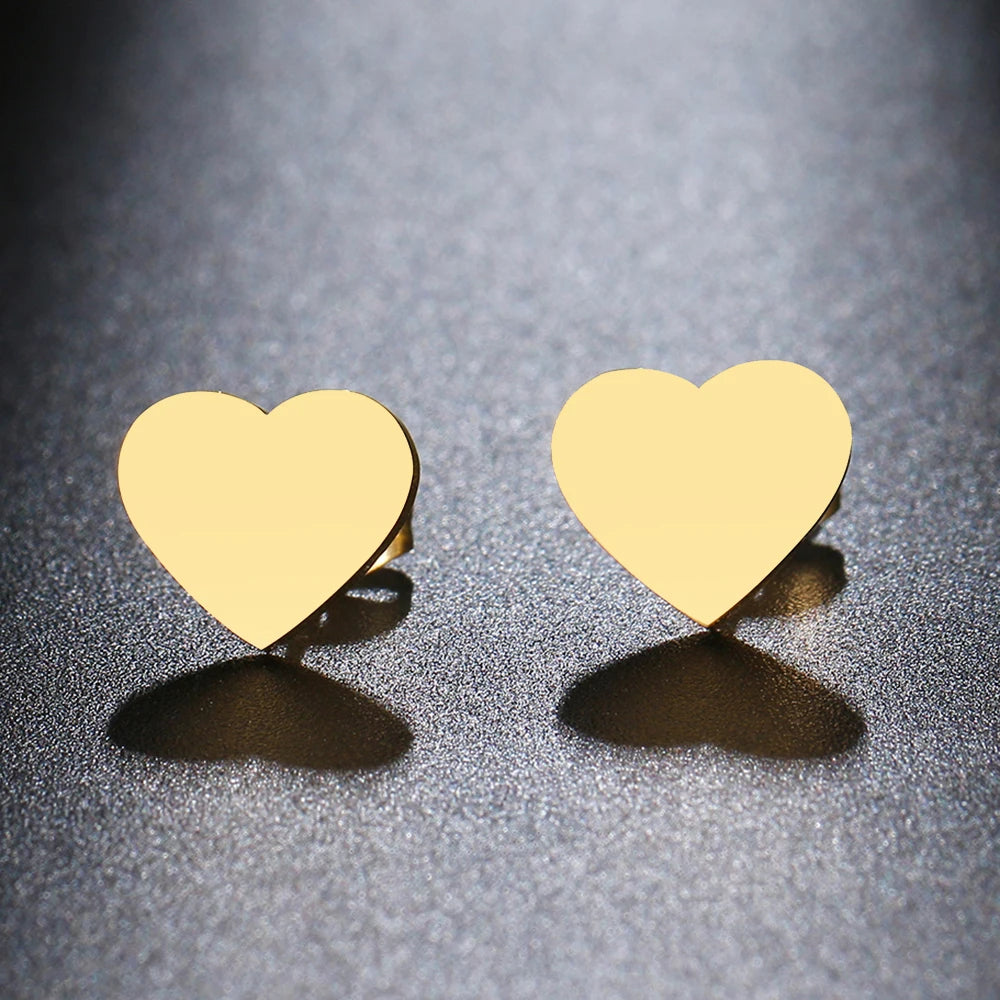 EDELSTAHL "HEART" OHRRINGE - ICERAIN JEWELRY