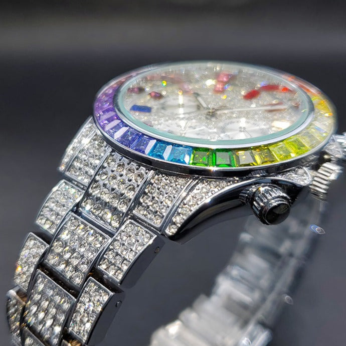ICED OUT "SOLLINI" UHR - ICERAIN JEWELRY