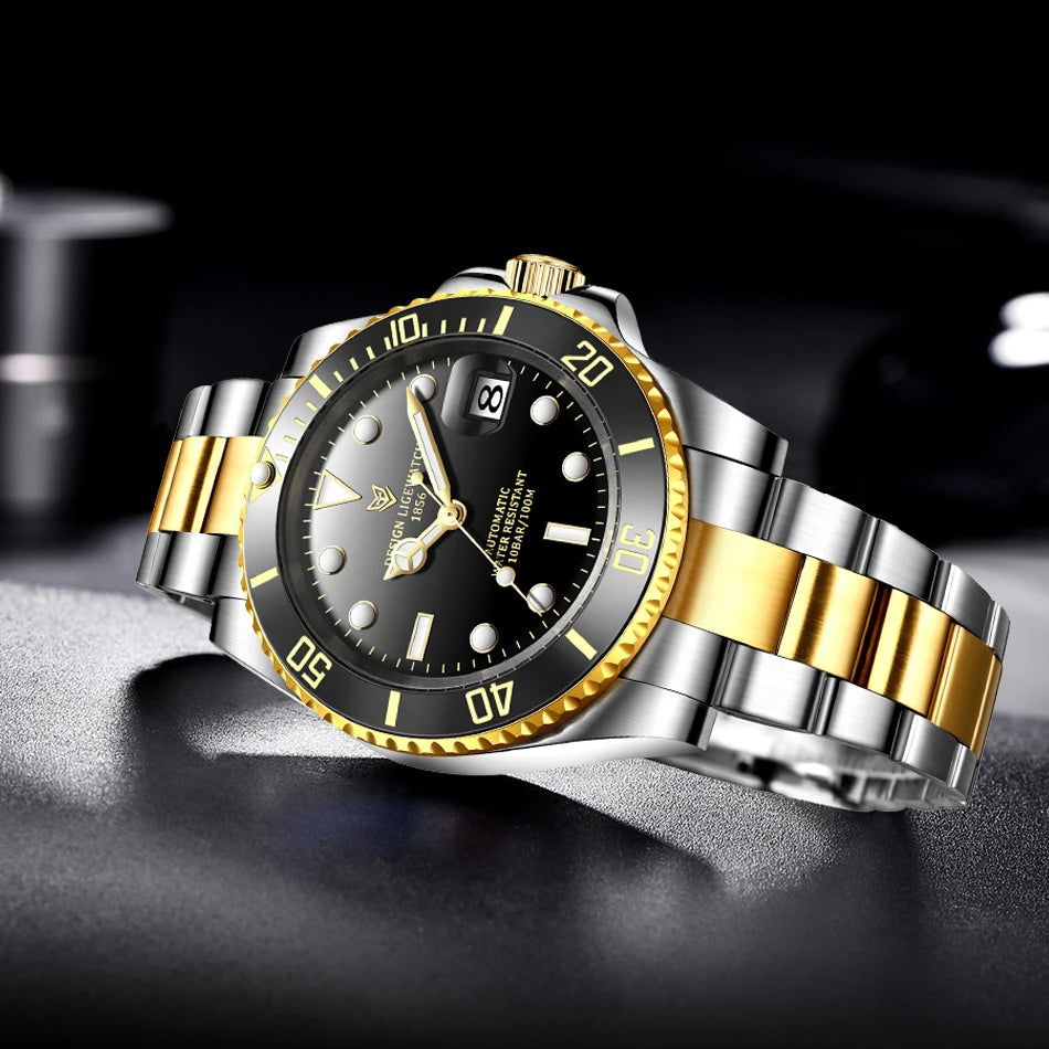 EDELSTAHL "DIVELERO" UHR - ICERAIN JEWELRY