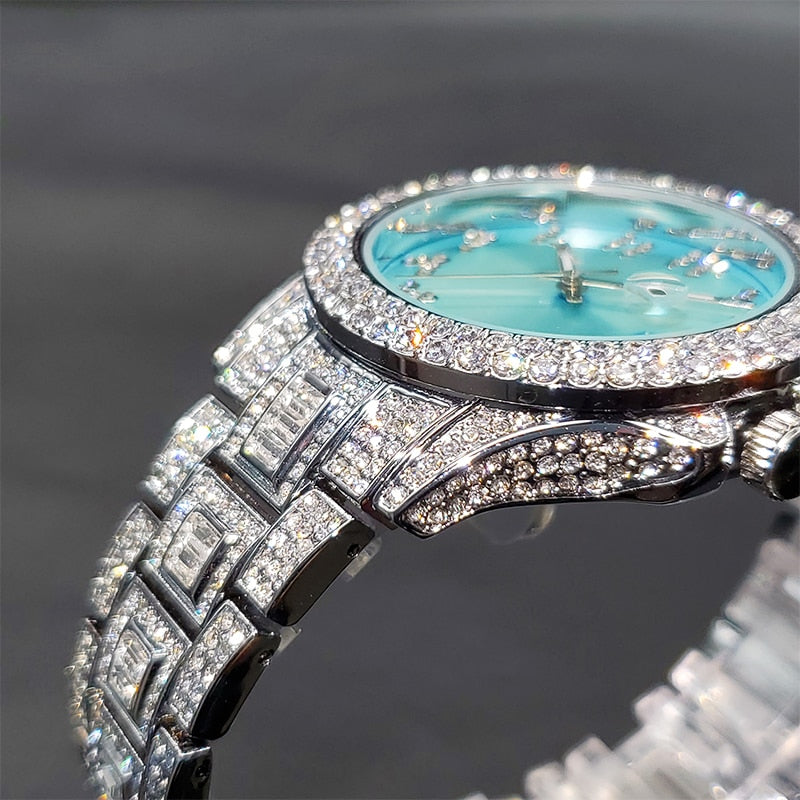 ICED OUT "ARABIC" UHR - ICERAIN JEWELRY