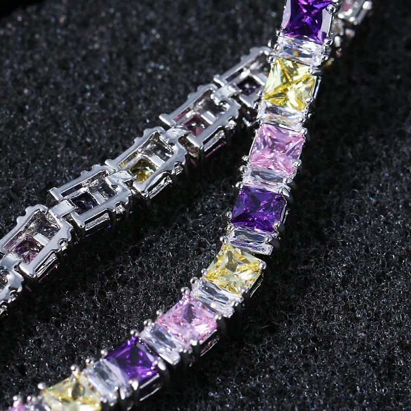 ICED OUT "MULTICOLOR TENNIS" ARMBAND - ICERAIN JEWELRY