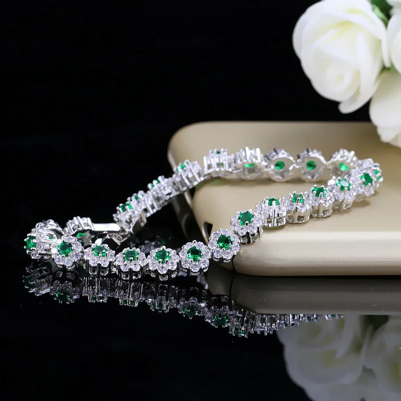 ICED OUT "GREEN CUSTLER" ARMBAND - ICERAIN JEWELRY