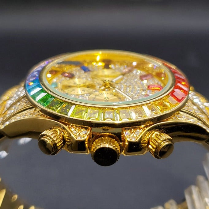 ICED OUT "SOLLINI" UHR - ICERAIN JEWELRY