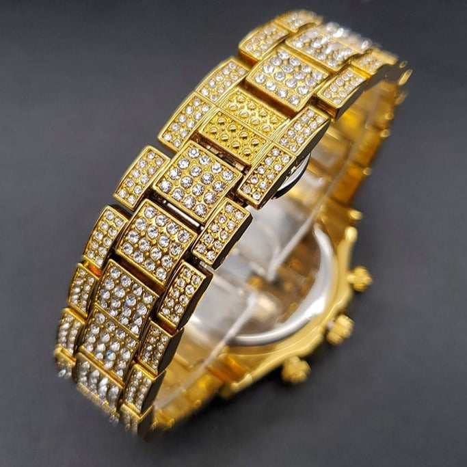 ICED OUT "SOLLINI" UHR - ICERAIN JEWELRY