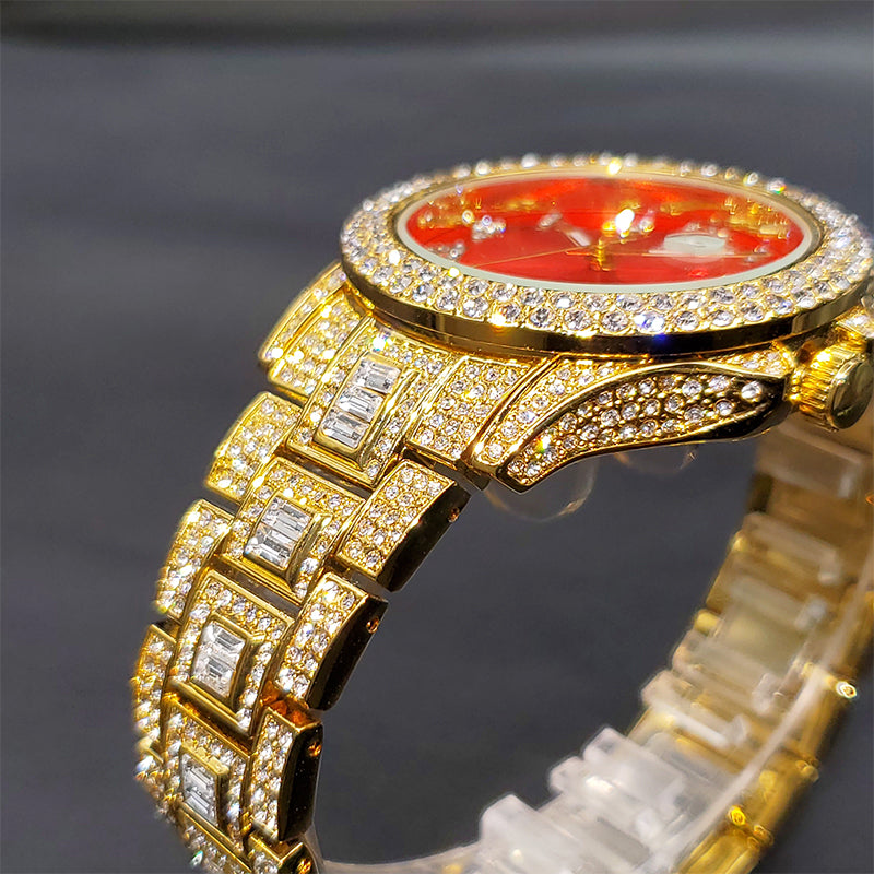 ICED OUT "ARABIC" UHR - ICERAIN JEWELRY