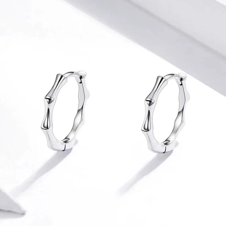 925S SILVER "AUTHENTIC" OHRRINGE - ICERAIN JEWELRY