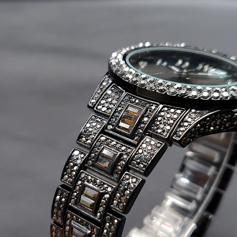 ICED OUT "ARABIC" UHR - ICERAIN JEWELRY