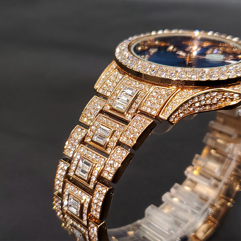 ICED OUT "ARABIC" UHR - ICERAIN JEWELRY