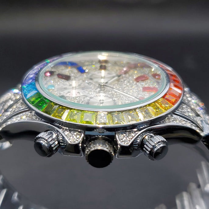 ICED OUT "SOLLINI" UHR - ICERAIN JEWELRY