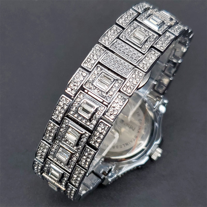 ICED OUT "ARABIC" UHR - ICERAIN JEWELRY