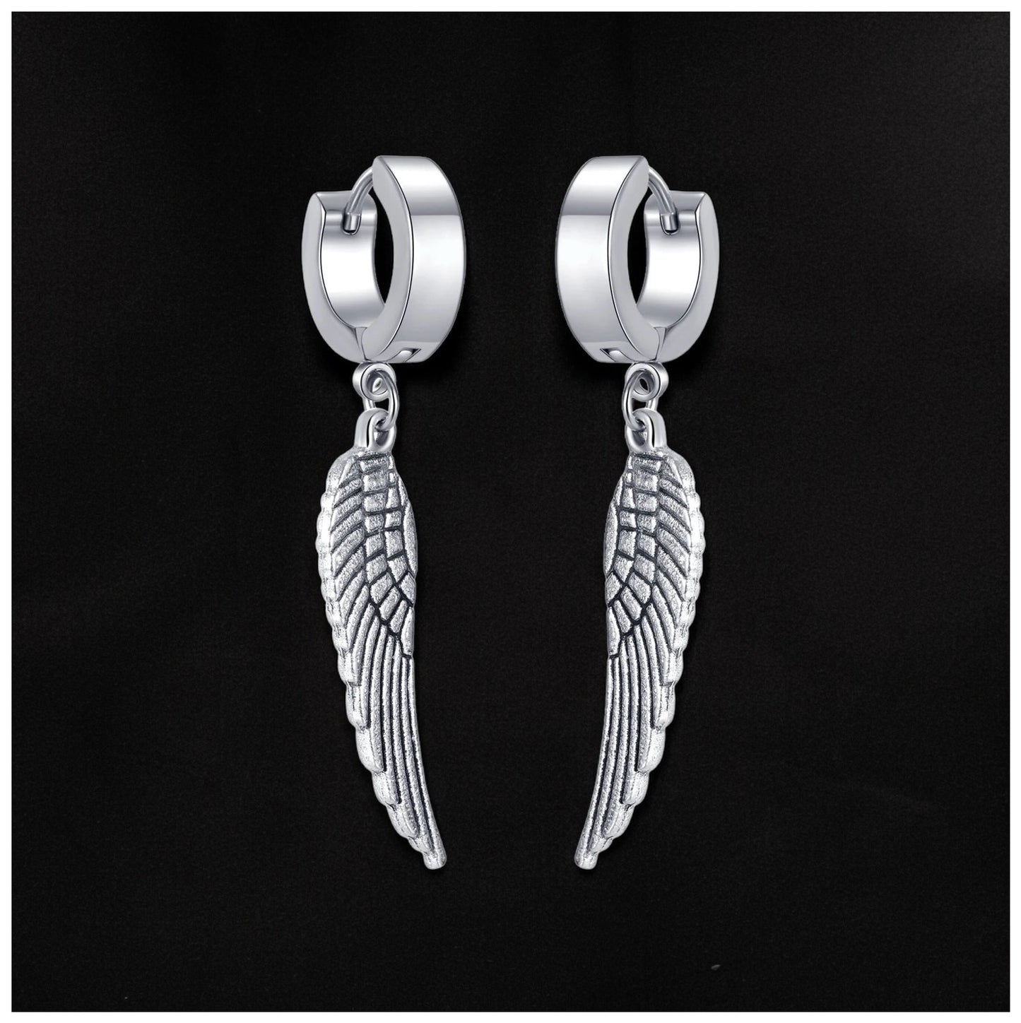 EDELSTAHL "ANGELWINGS" OHRRINGE - ICERAIN JEWELRY