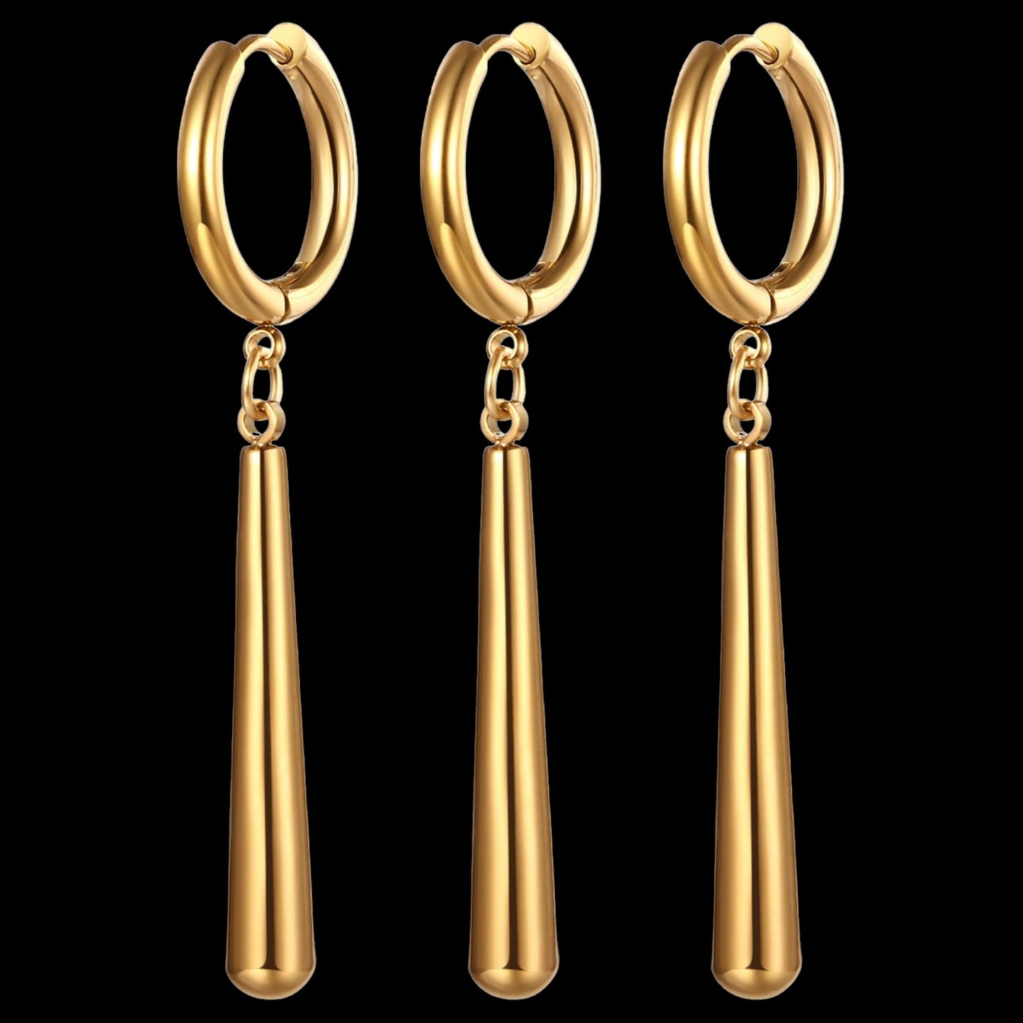 EDELSTAHL "DANGLE" OHRRINGE - ICERAIN JEWELRY