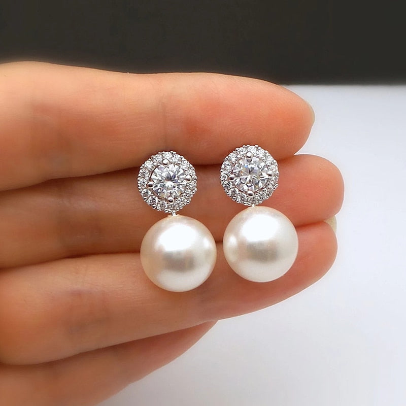 ICED OUT "ICEPEARL" OHRRINGE - ICERAIN JEWELRY