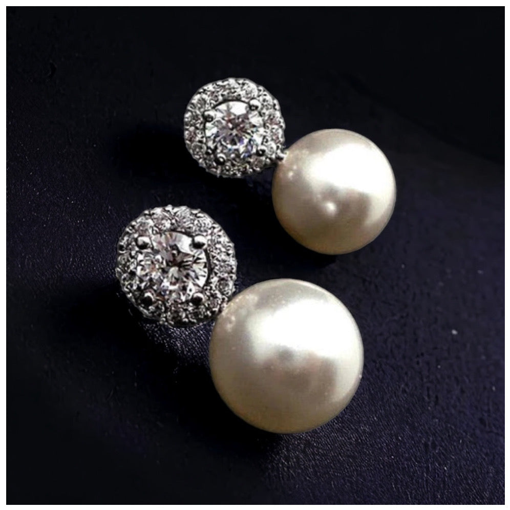 ICED OUT "ICEPEARL" OHRRINGE - ICERAIN JEWELRY