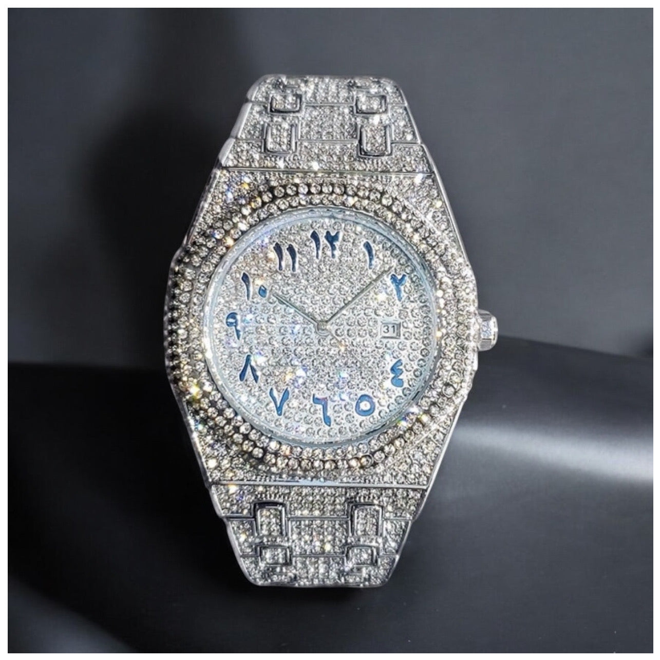 ICED OUT "ARABIC V2" UHR - ICERAIN JEWELRY