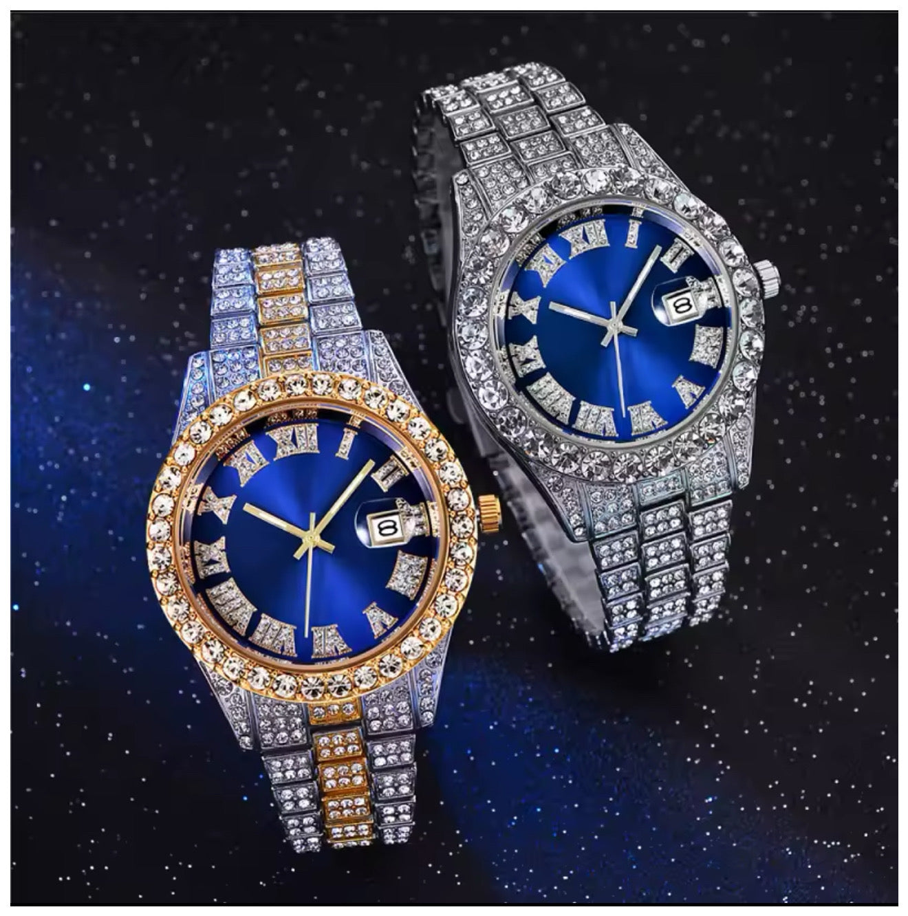 ICED OUT "FRATELLO" UHR - ICERAIN JEWELRY