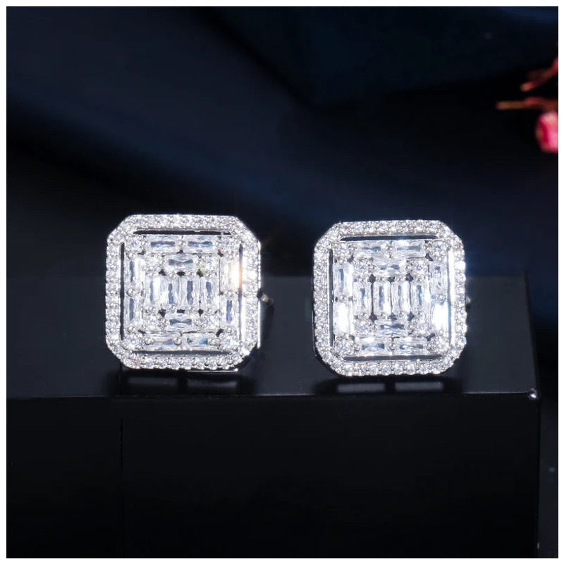 ICED OUT "SILVER PHANTASTICO" OHRRINGE - ICERAIN JEWELRY