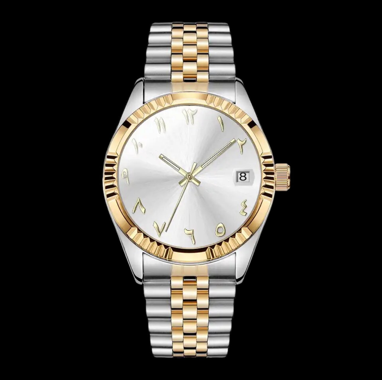 EDELSTAHL AUTOMATIK "ARABIC" UHR - ICERAIN JEWELRY