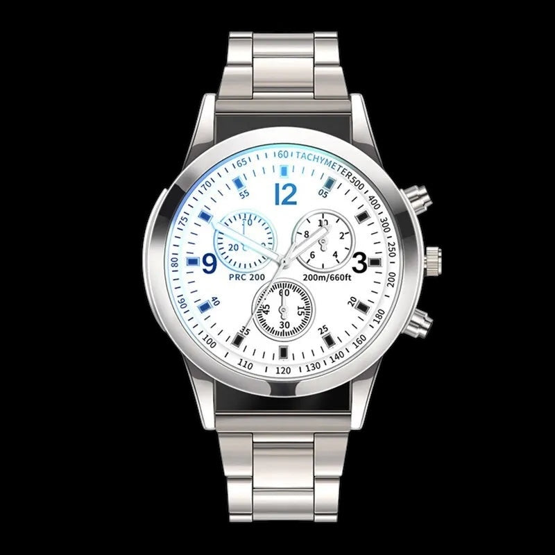 EDELSTAHL "BEDIGARL" UHR - ICERAIN JEWELRY