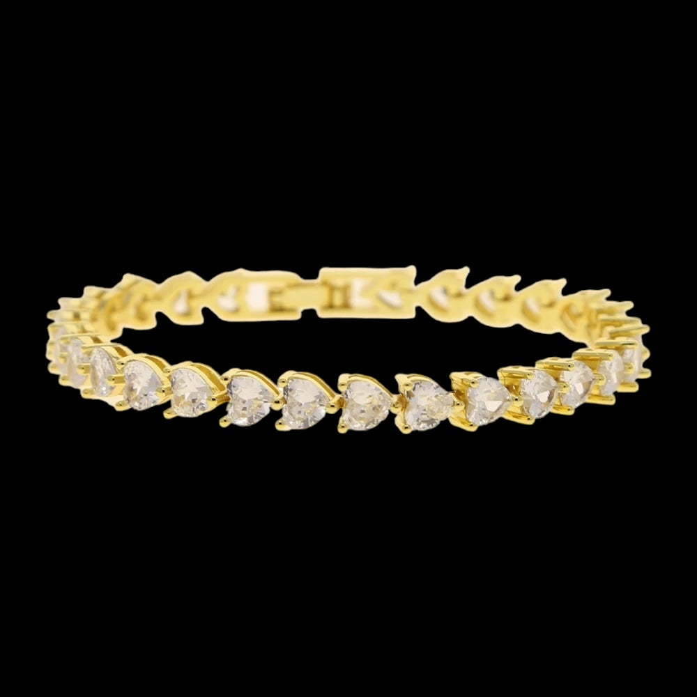 ICED OUT "HEART" ARMBAND - ICERAIN JEWELRY