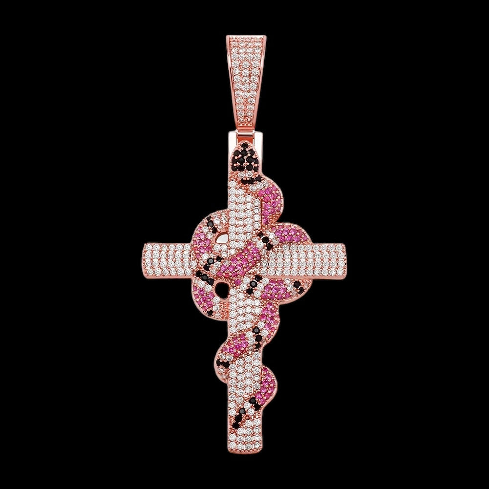 ICED OUT "CROSS V3" KETTE - ICERAIN JEWELRY