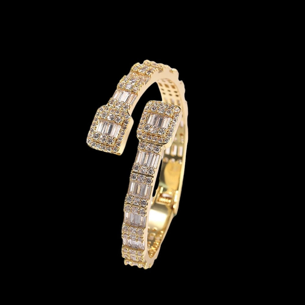 ICED OUT "SQUARE" ARMREIF - ICERAIN JEWELRY