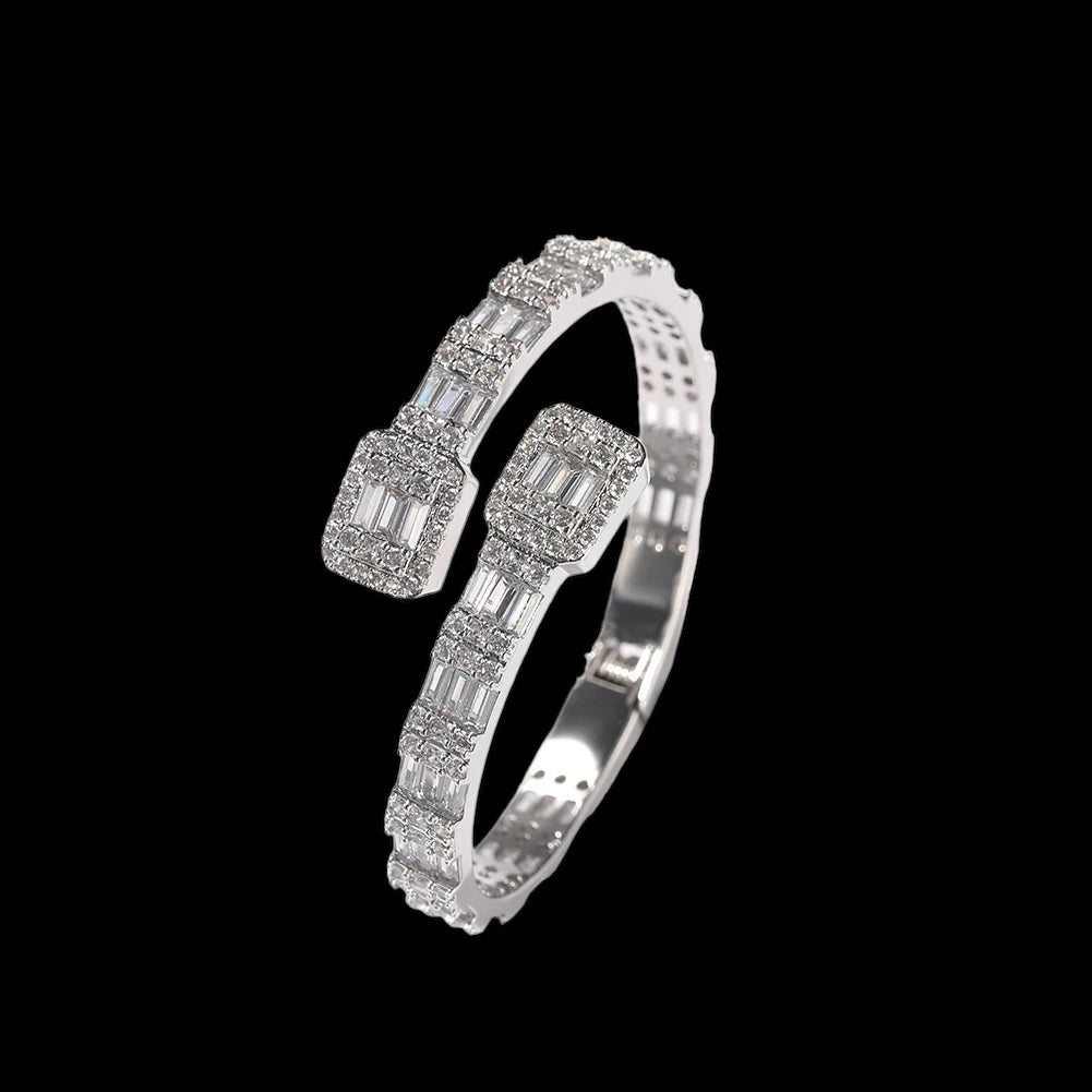 ICED OUT "SQUARE" ARMREIF - ICERAIN JEWELRY