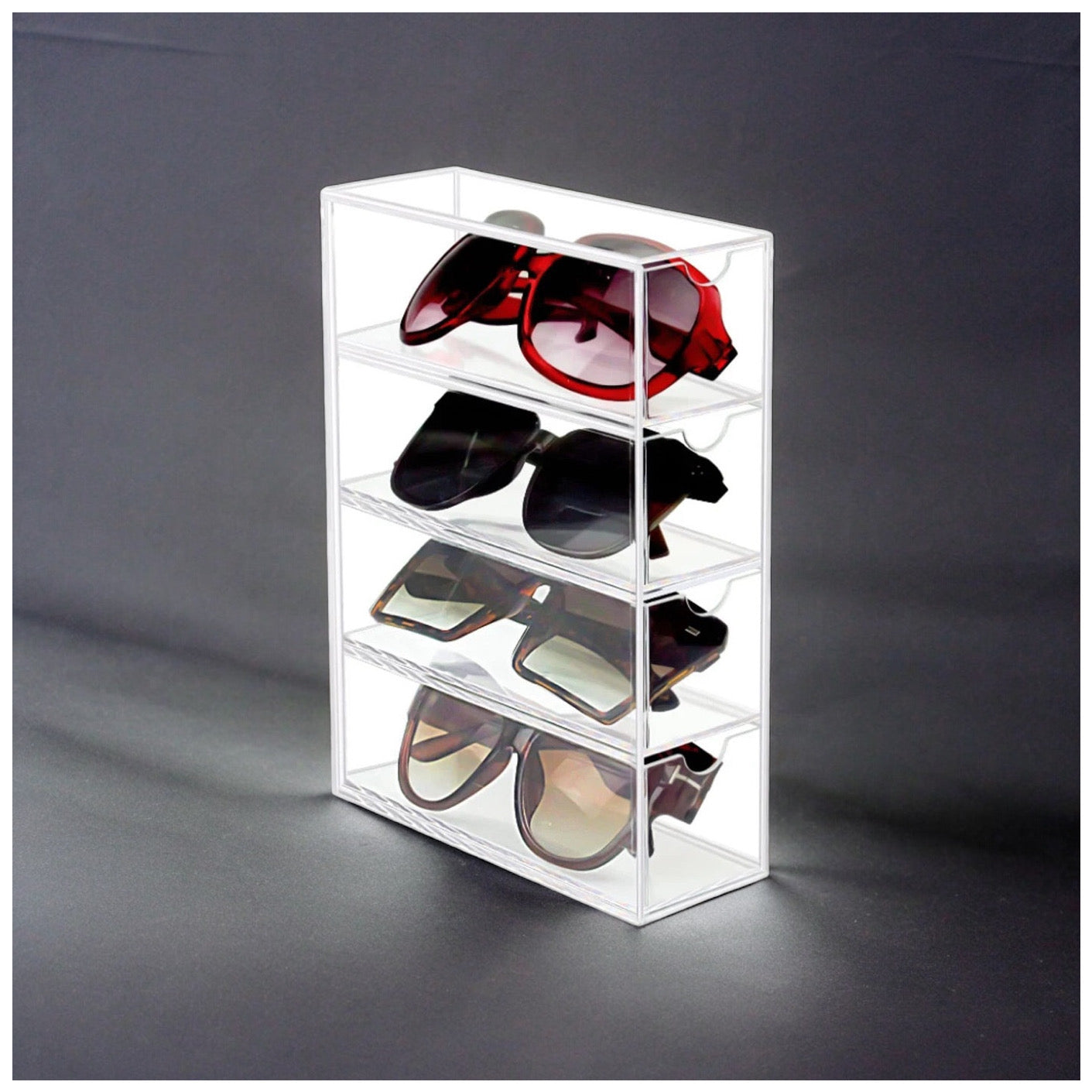 TRANSPARENTE SONNENBRILLEN VITRINE - ICERAIN JEWELRY
