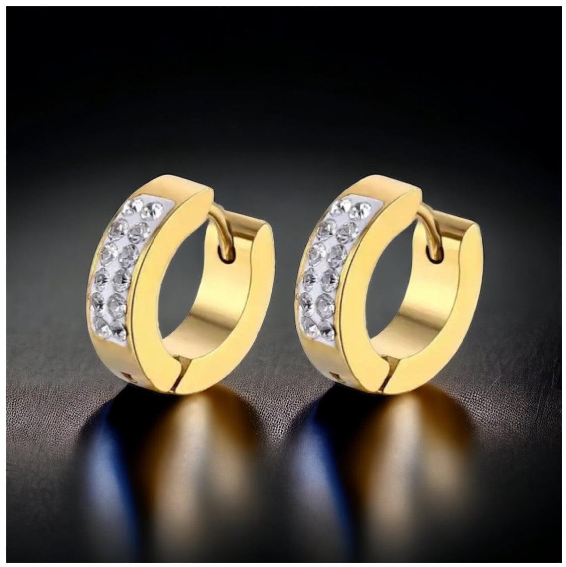 ICED OUT "CREOLES" OHRRINGE - ICERAIN JEWELRY