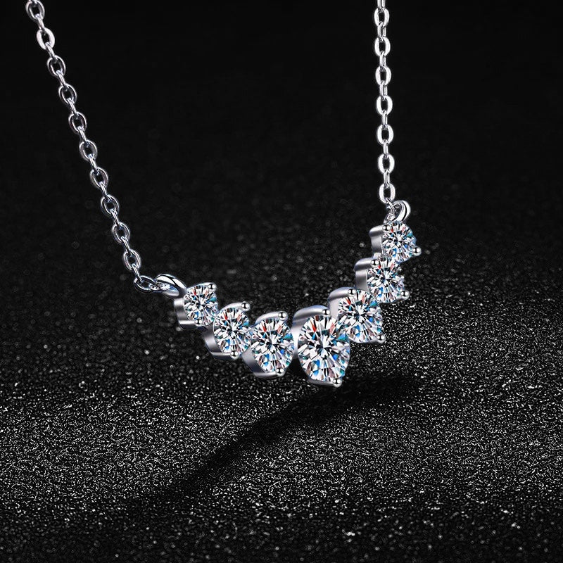 ICED OUT MOISSANITE "EXCELLENT" WEISSGOLD 925S SILVER KETTE - ICERAIN JEWELRY