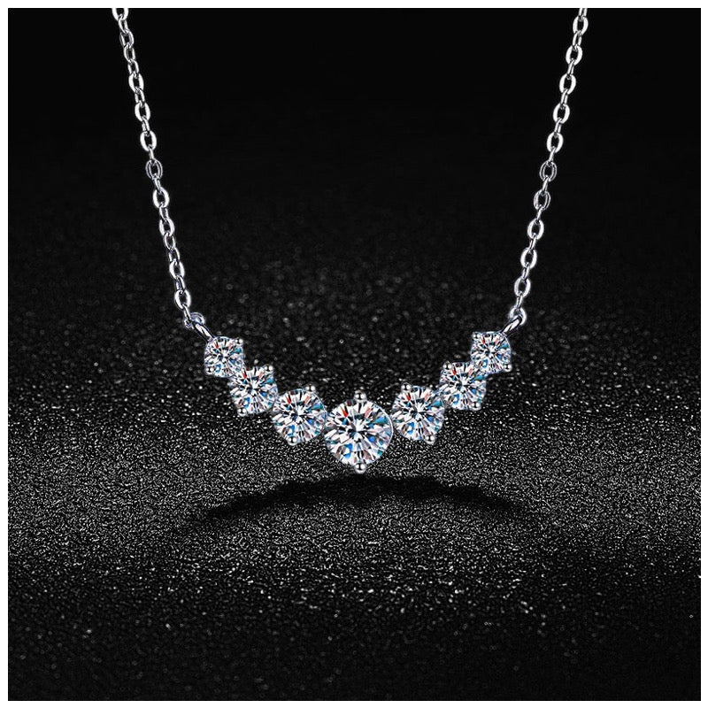ICED OUT MOISSANITE "EXCELLENT" WEISSGOLD 925S SILVER KETTE - ICERAIN JEWELRY