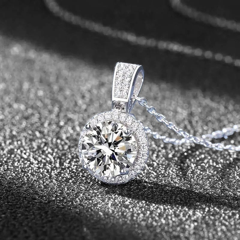 ICED OUT MOISSANITE "BLISS" WEISSGOLD 925S SILVER KETTE - ICERAIN JEWELRY