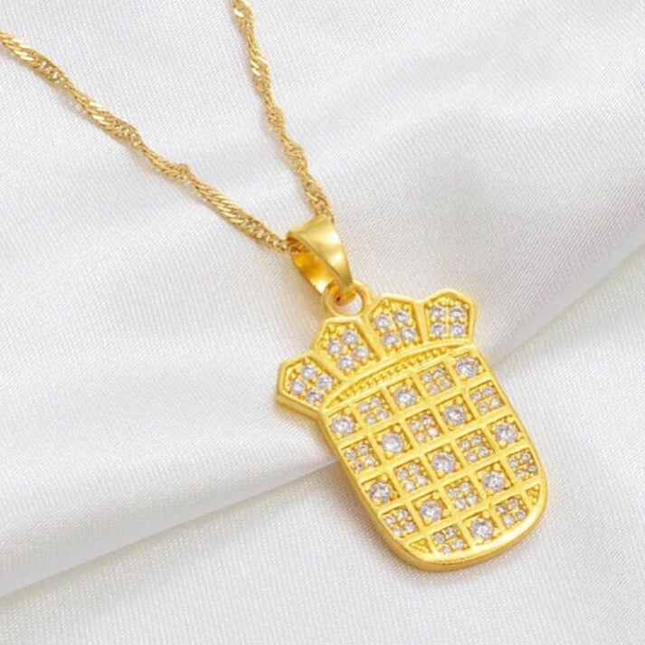 ICED OUT "CROATIA" LÄNDERKETTE - ICERAIN JEWELRY