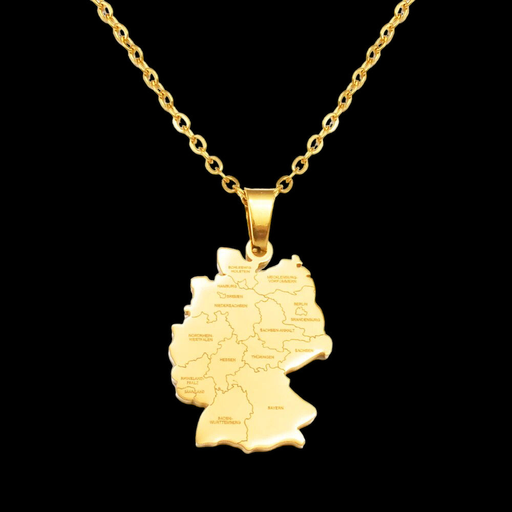 EDELSTAHL "GERMANY V2" LÄNDERKETTE - ICERAIN JEWELRY