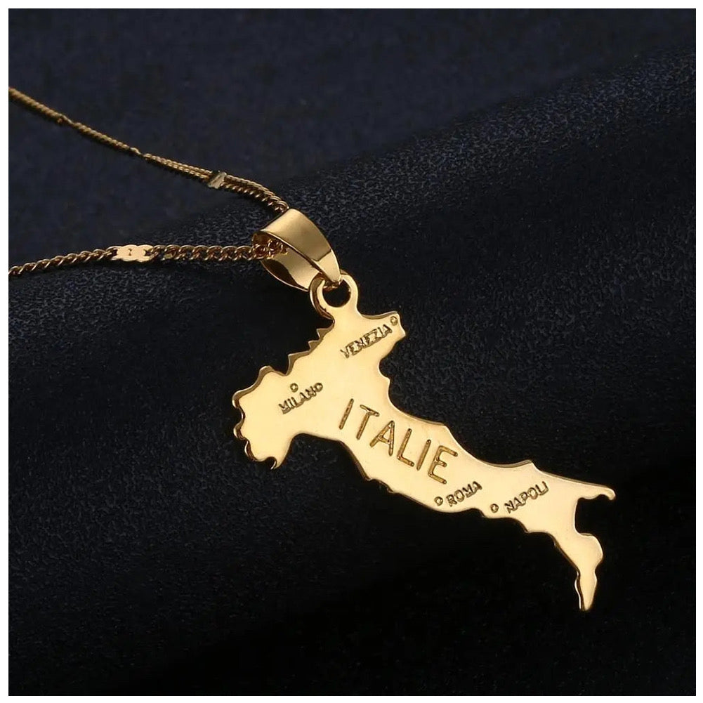 EDELSTAHL "ITALY V3" LÄNDERKETTE - ICERAIN JEWELRY