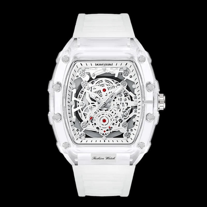 EDELSTAHL AUTOMATIK "TRANSPARENT WARRIOR" UHR - ICERAIN JEWELRY