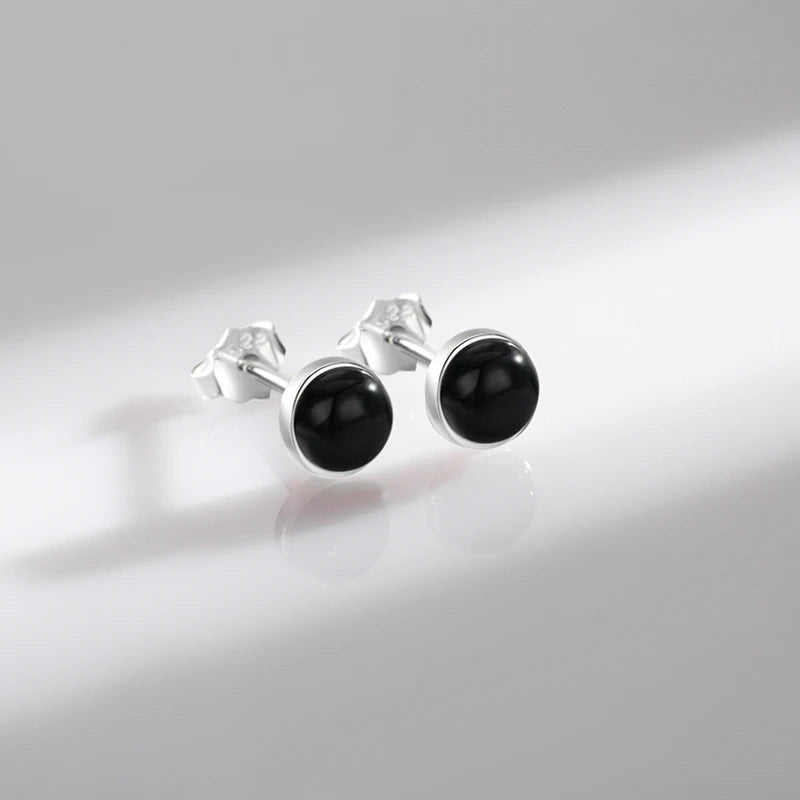 925S SILVER "ACHAT" OHRRINGE - ICERAIN JEWELRY