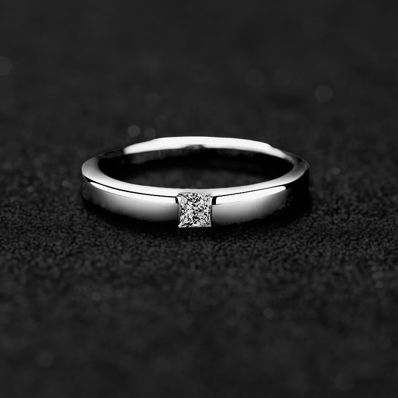 ICED OUT MOISSANITE "HAJALUSI" WEISSGOLD 925S SILVER RING - ICERAIN JEWELRY