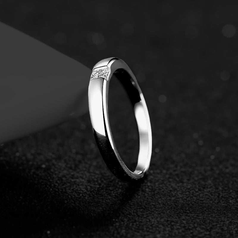 ICED OUT MOISSANITE "HAJALUSI" WEISSGOLD 925S SILVER RING - ICERAIN JEWELRY