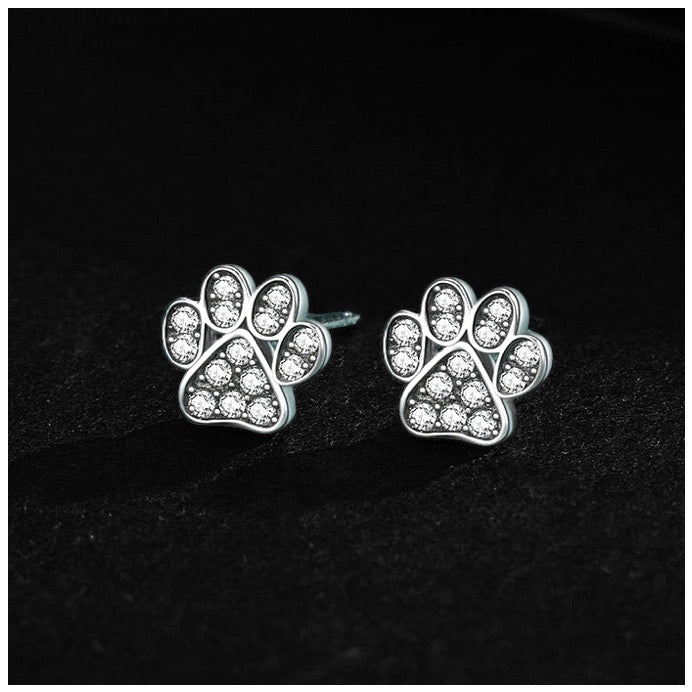 ICED OUT "DOG" OHRRINGE - ICERAIN JEWELRY