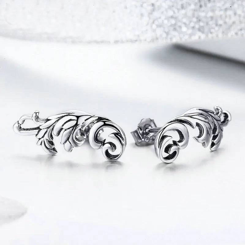 925S SILVER "TRAIBLE" OHRRINGE - ICERAIN JEWELRY