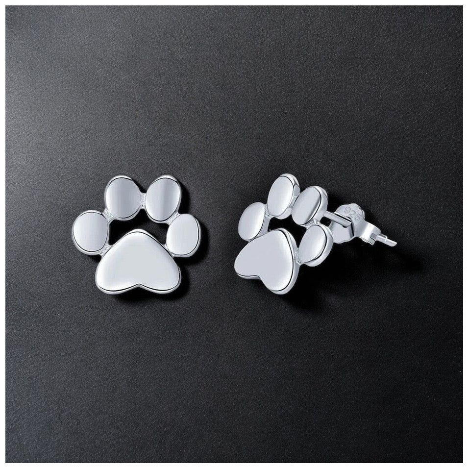 925S SILVER "DOG" OHRRINGE - ICERAIN JEWELRY