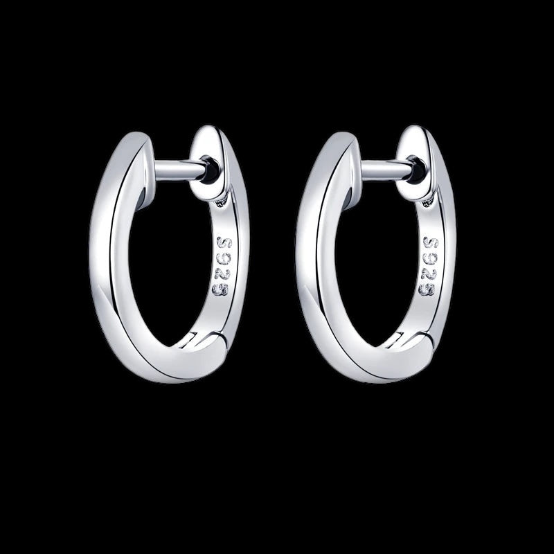 925S SILVER "SMALL CIRCLE" OHRRINGE - ICERAIN JEWELRY