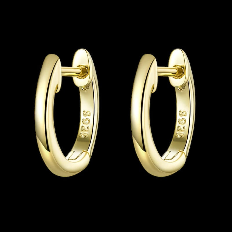 925S SILVER "SMALL CIRCLE" OHRRINGE - ICERAIN JEWELRY
