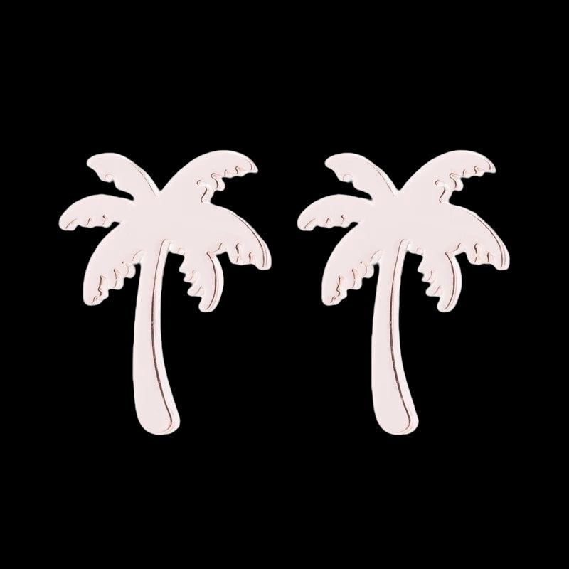 EDELSTAHL "PALM" OHRRINGE - ICERAIN JEWELRY