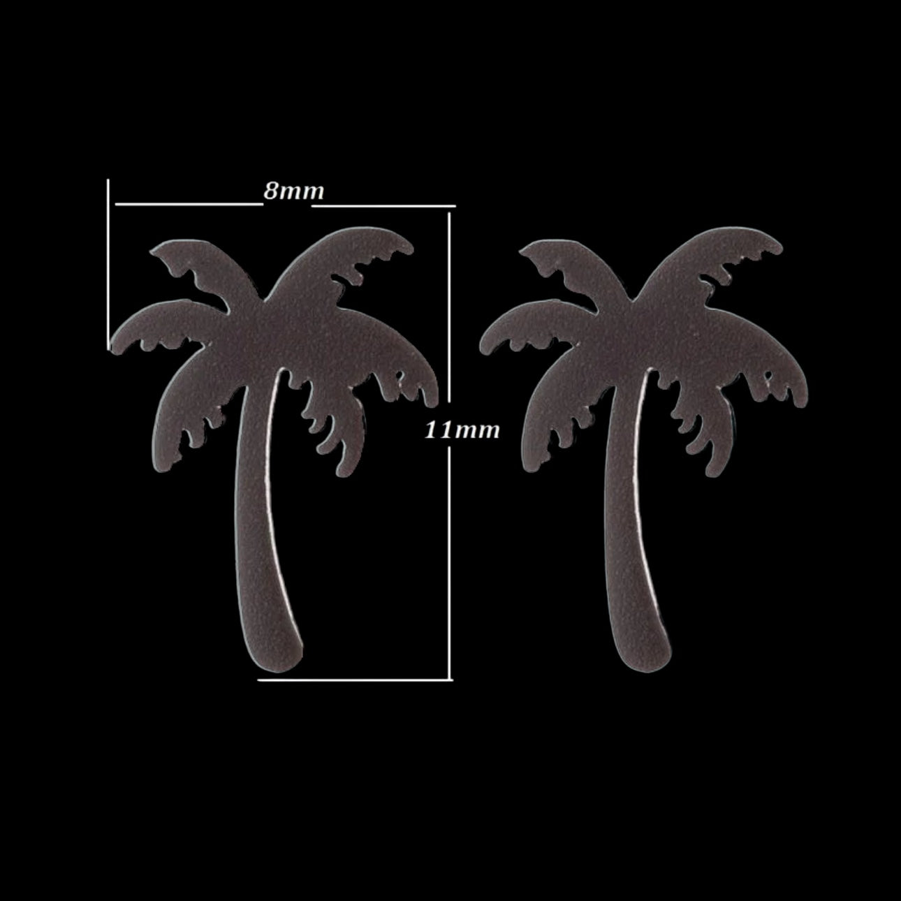 EDELSTAHL "PALM" OHRRINGE - ICERAIN JEWELRY
