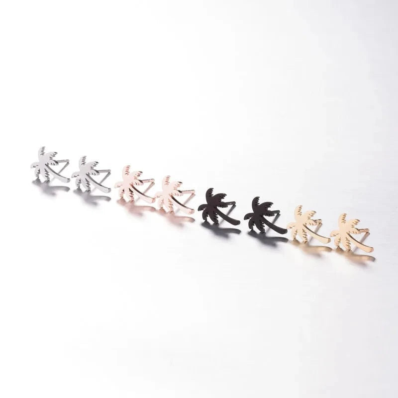 EDELSTAHL "PALM" OHRRINGE - ICERAIN JEWELRY